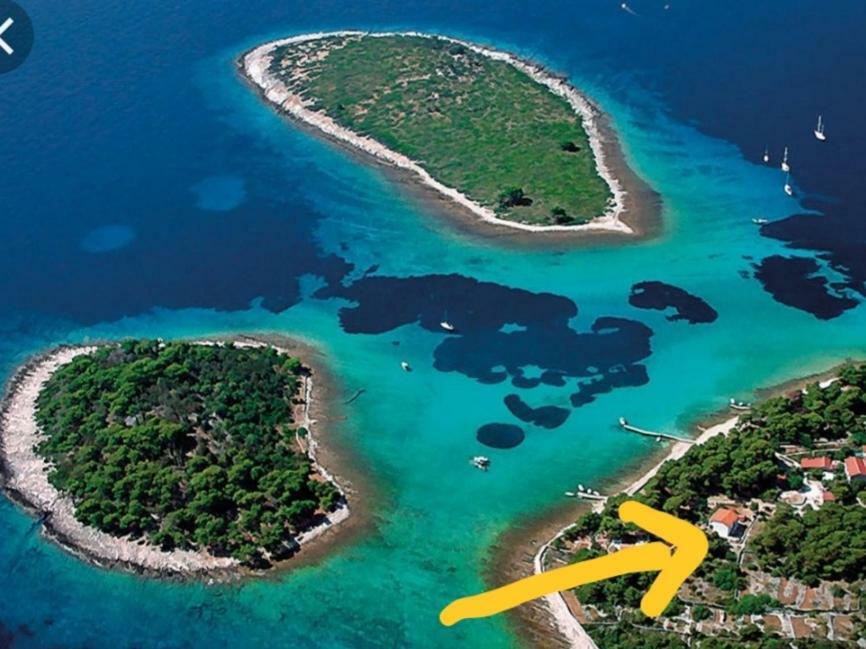 Apartmani Lina Veliki Drvenik Esterno foto